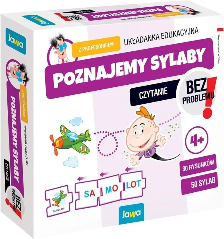 Jawa, Z Profesorkiem, Poznajemy sylaby, gra edukacyjna