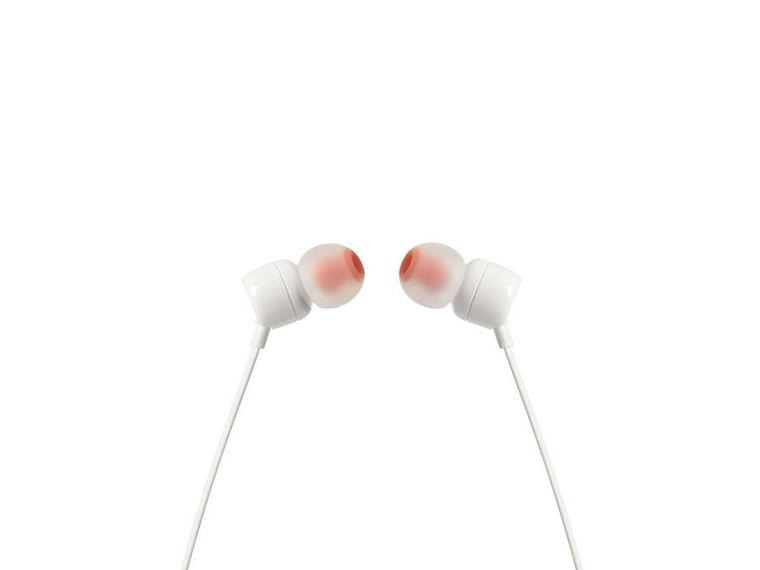 JBL, T110, słuchawki, białe