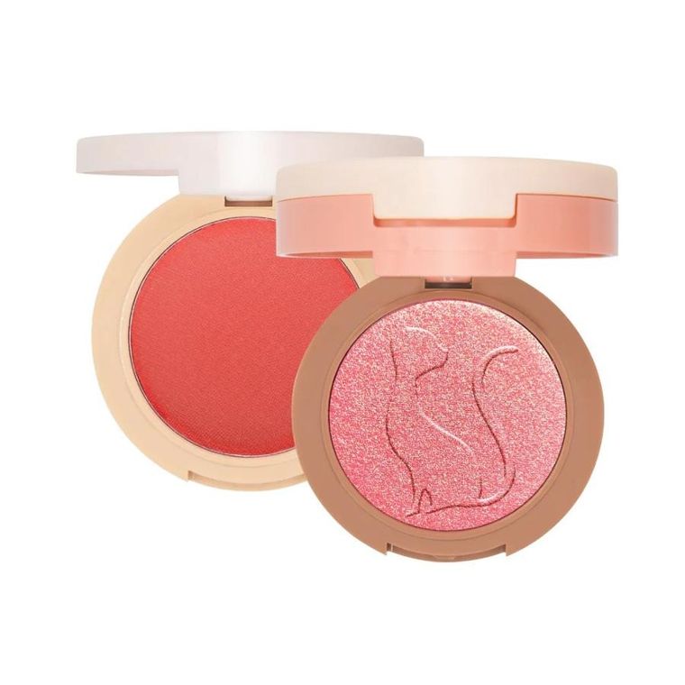 J.Cat Beauty, 2 in 1 Piece Of Cake Blush + Highlighter, róż i rozświetlacz, 105 One In A Melon!, 12.1g