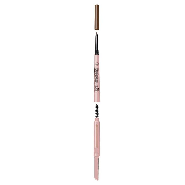 J.Cat Beauty, Brow-La 3in1 Mapping & Shaping Brow Pencil, ołówek do stylizacji brwi 3w1, 103 Medium Cool Brown, 0.08g