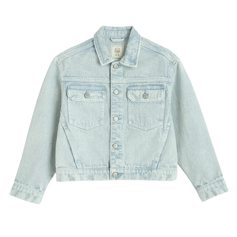 Jeansowa kurtka w kolorze jasnoniebieskim Cool Club