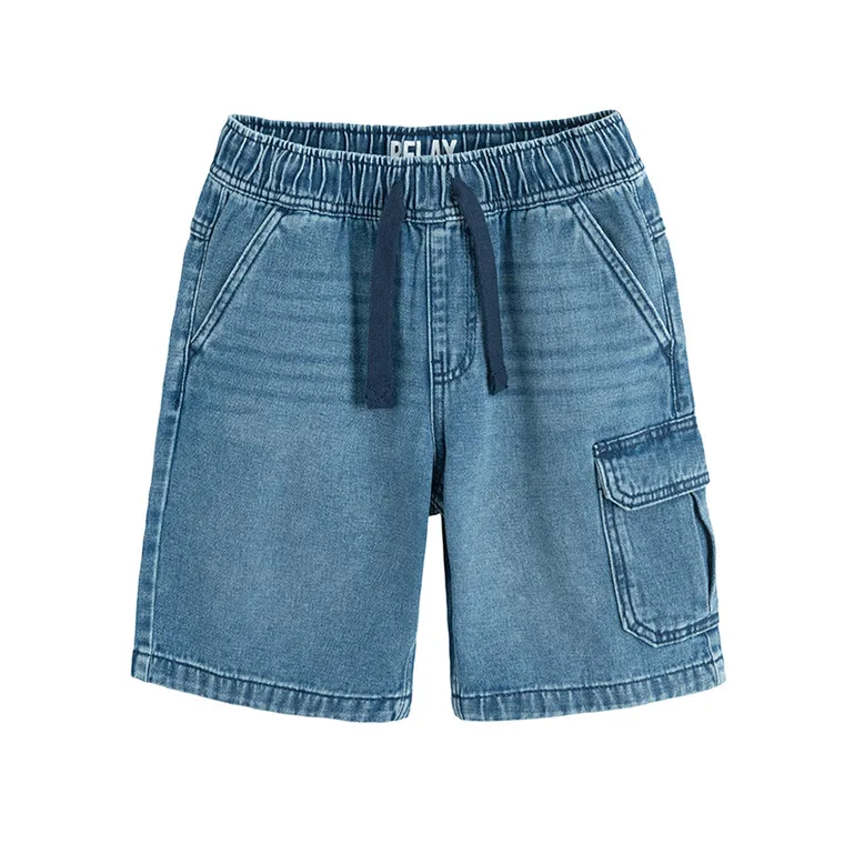 Jeansowe szorty relaxed z regulacją Cool Club