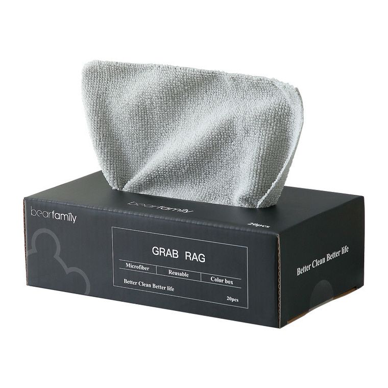 Jednorazowe ściereczki z mikrofibry do użytku domowego, 20 szt.
