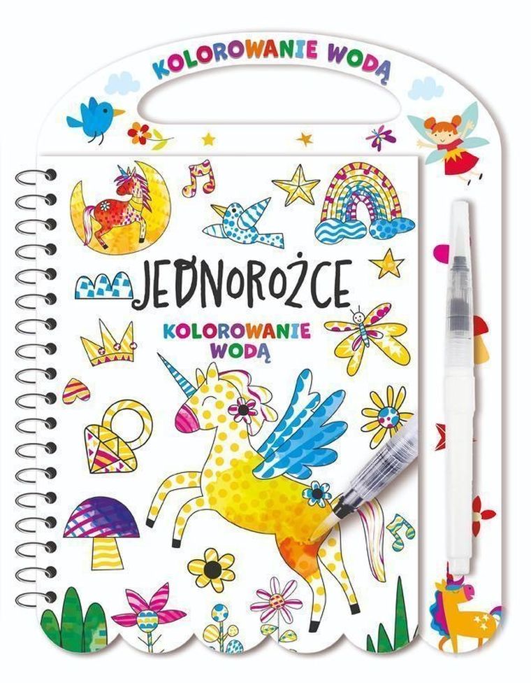 Jednorożce. Kolorowanie wodą