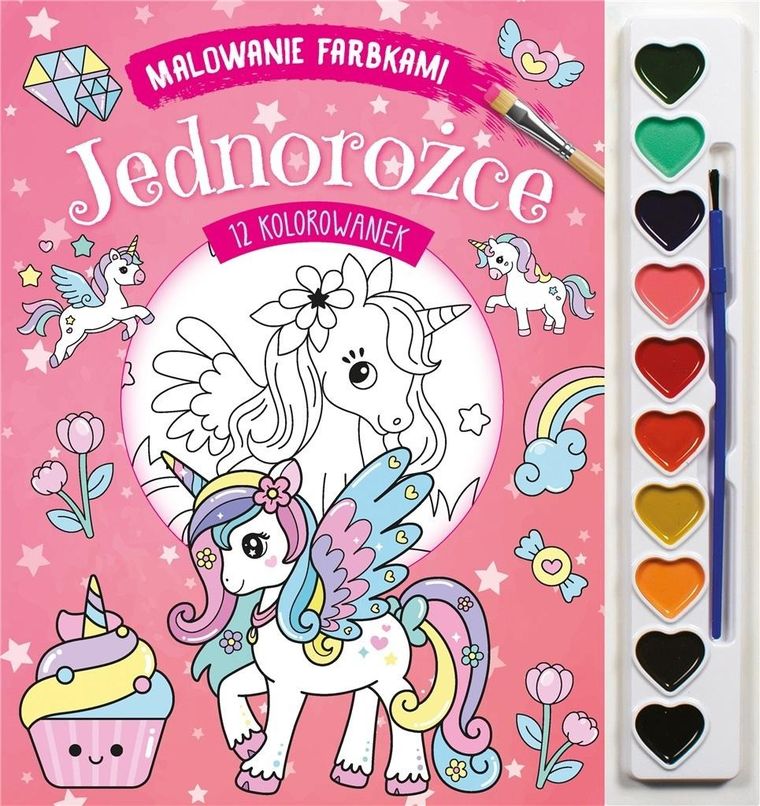 Jednorożce. Malowanie farbkami