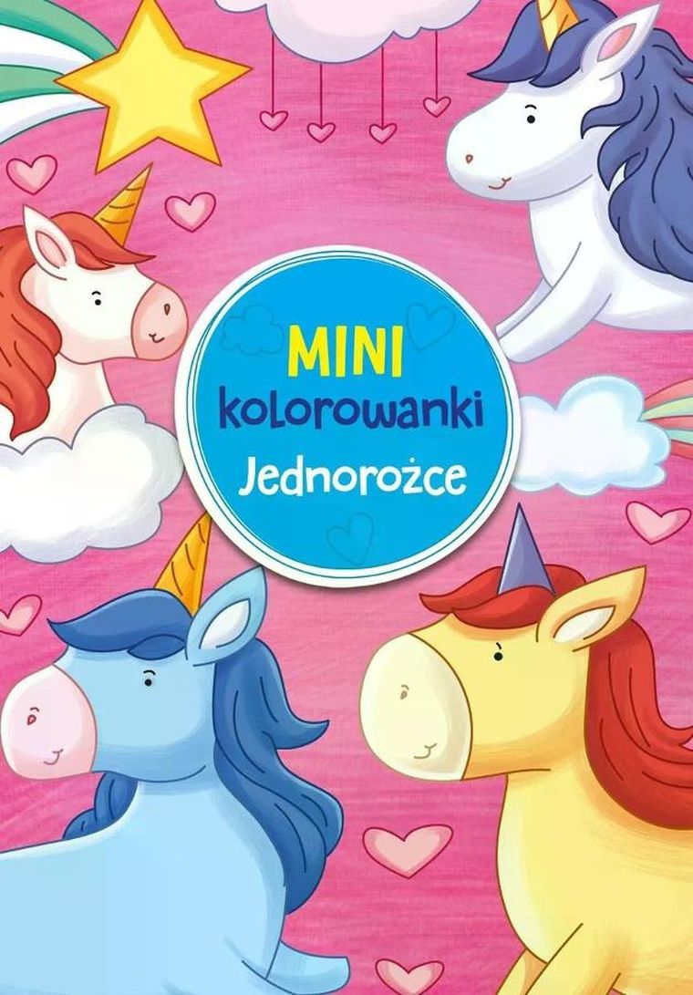 Jednorożce. Mini kolorowanki