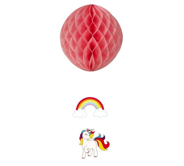 Jednorożec, dekoracja, rozeta