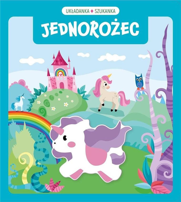 Jednorożec. Układanka szukanka
