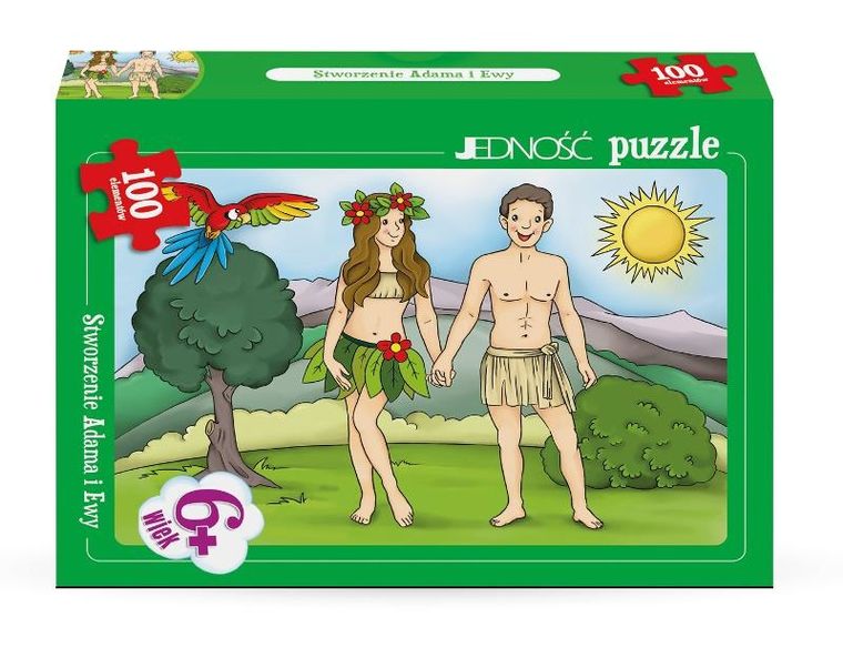 Jedność, Stworzenie Adama i Ewy, puzzle, 100 elementów
