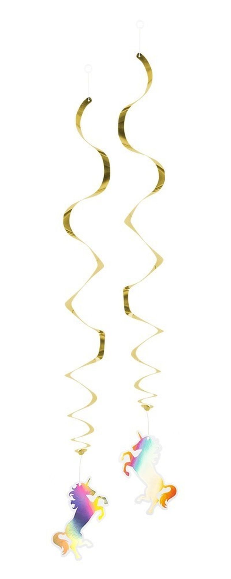 Jedronożce, dekoracja, wiszące świderki, 85 cm, 2 szt.