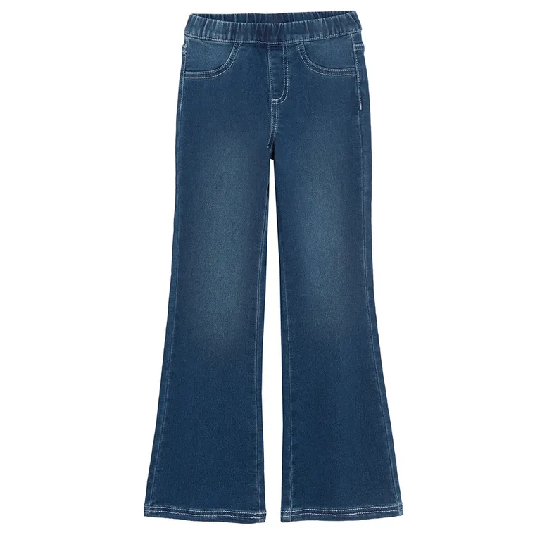 Jegginsy denim o kroju flare Cool Club