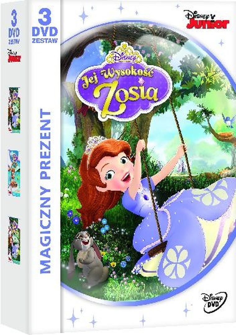 Jej Wysokość Zosia: Święta w Czarlandii, Gotowa by zostać księżniczką, Pływający pałac. DVD