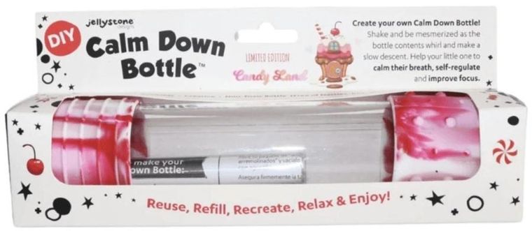 Jellystone Designs, butelka sensoryczna DIY, słodkości