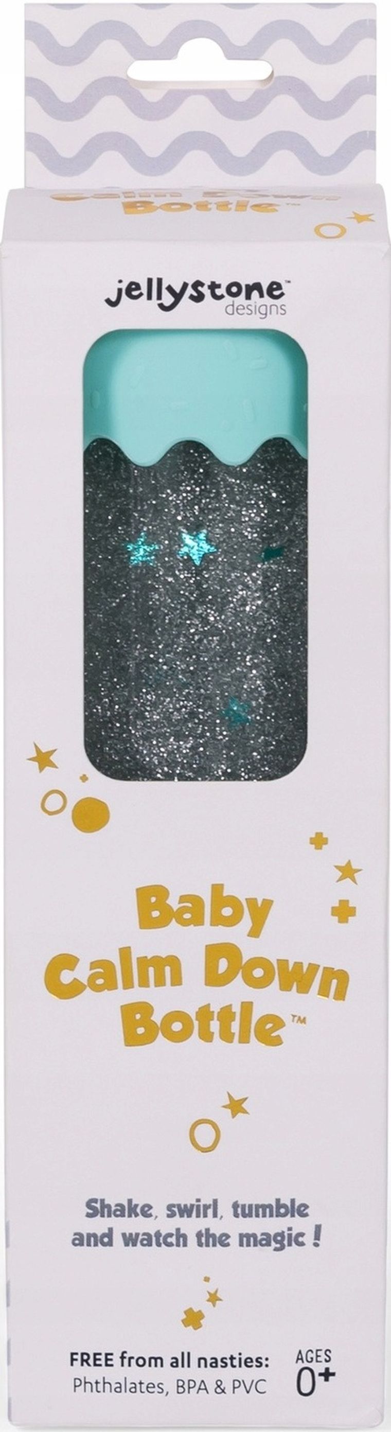 Jellystone Designs, butelka sensoryczna, soft mint