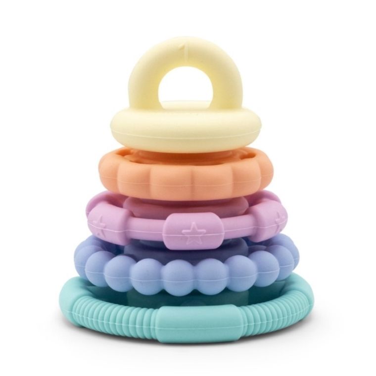 Jellystone, gryzak silikonowy, pastelowa wieża