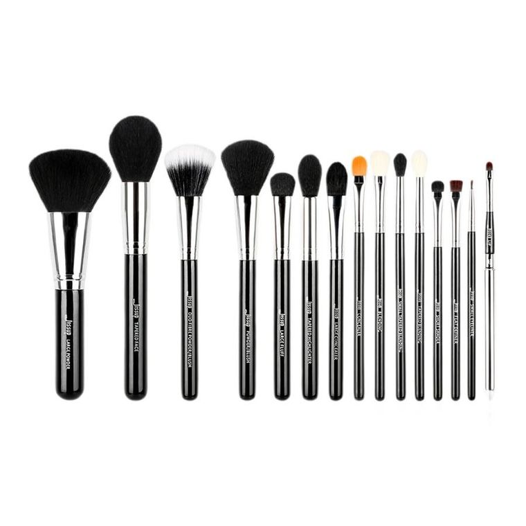 Jessup, Essential Makeup Brush, zestaw pędzli do makijażu, 15 szt.