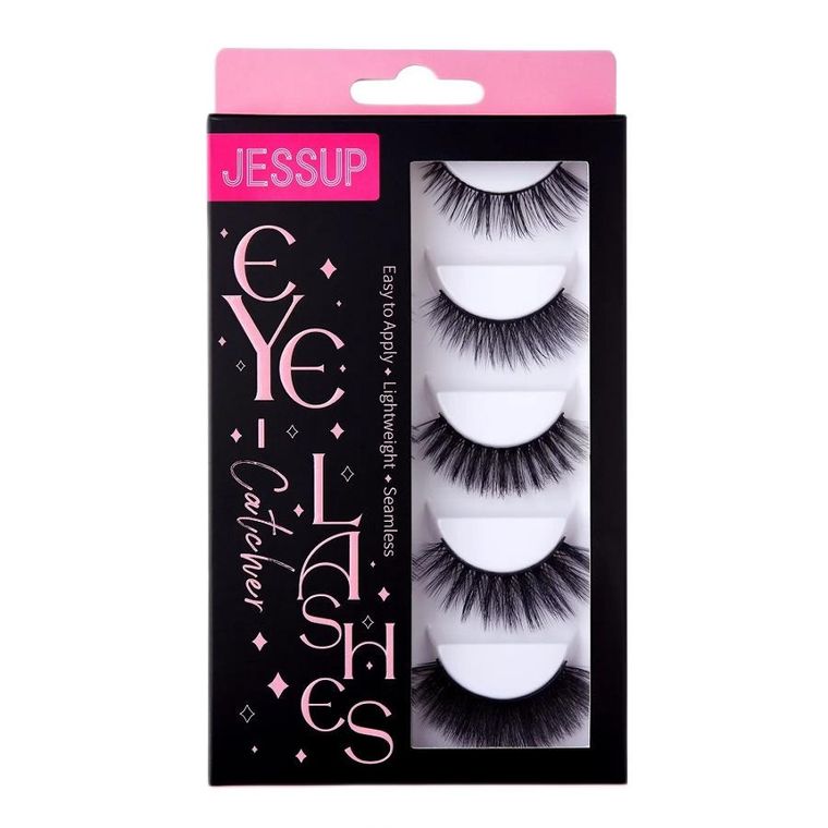 Jessup, False Eyelashes, sztuczne rzęsy na pasku, 5 par
