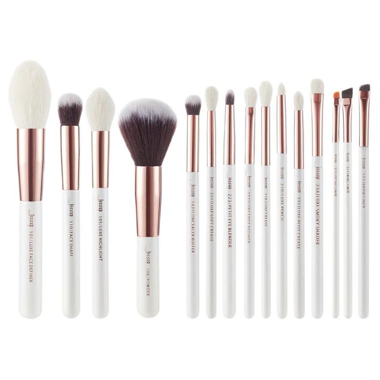Jessup, Individual Makeup Brush, zestaw pędzli do makijażu, 15 szt.