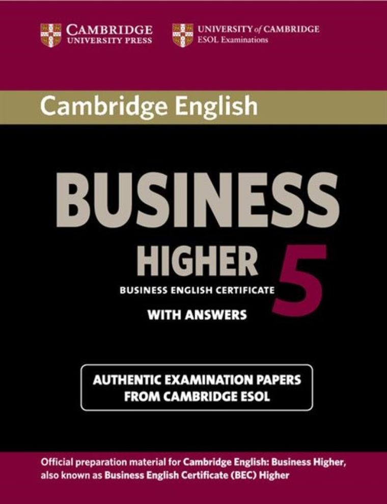 Język angielski. Cambridge English. Business Higher 5. Student's Book with Answers