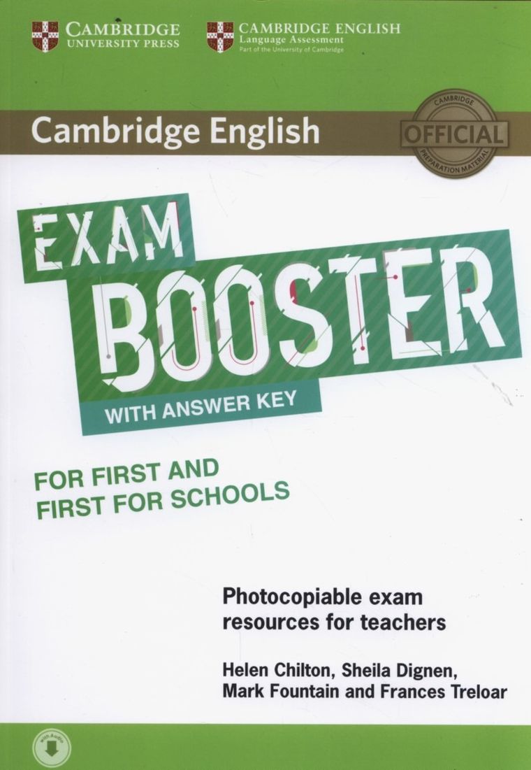 Język angielski. Cambridge English. Exam Booster. For First and First. For Schools with Answer Key with Audio. Photocopiable exam resources for teachers