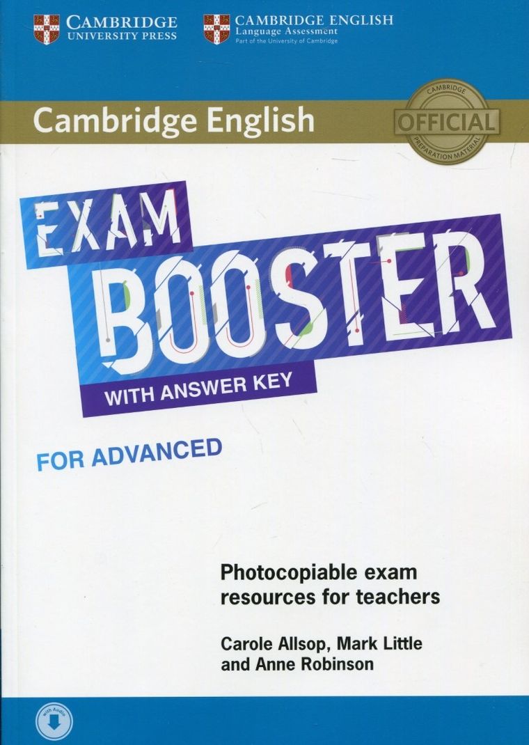 Język angielski. Cambridge English. Exam Booster with answer key for advanced
