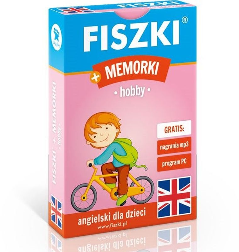 Język angielski. Fiszki obrazkowe + Memorki. Hobby