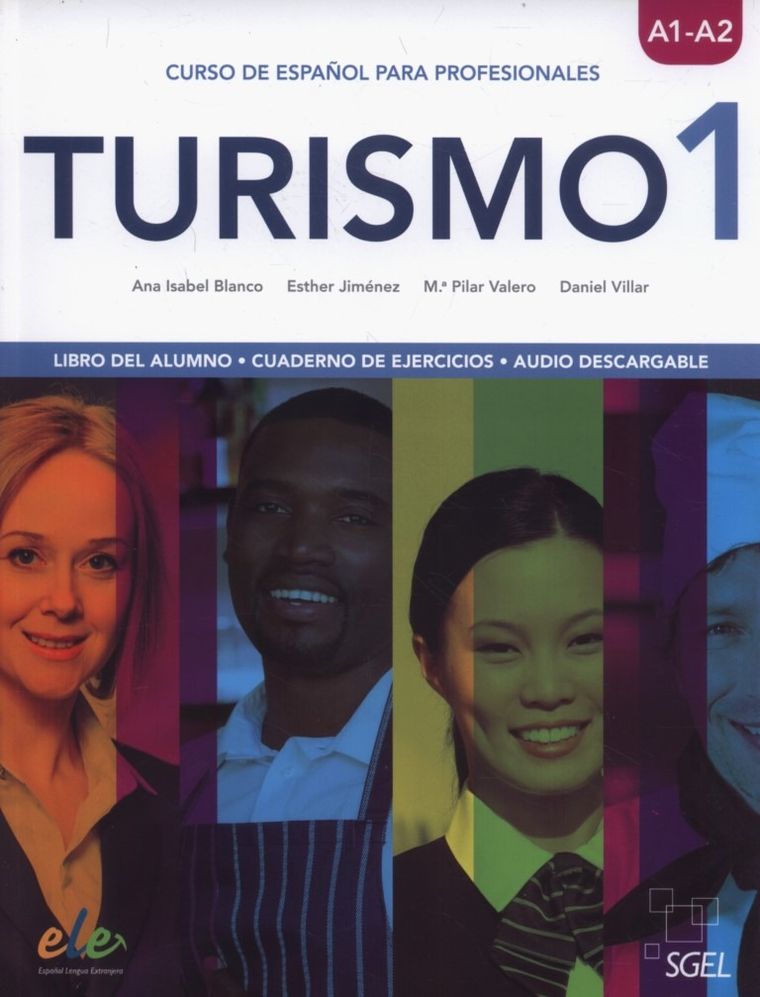 Język hiszpański. Turismo 1 A1/A2. Podręcznik + zeszyt ćwiczeń + audio — SGEL-Educacion