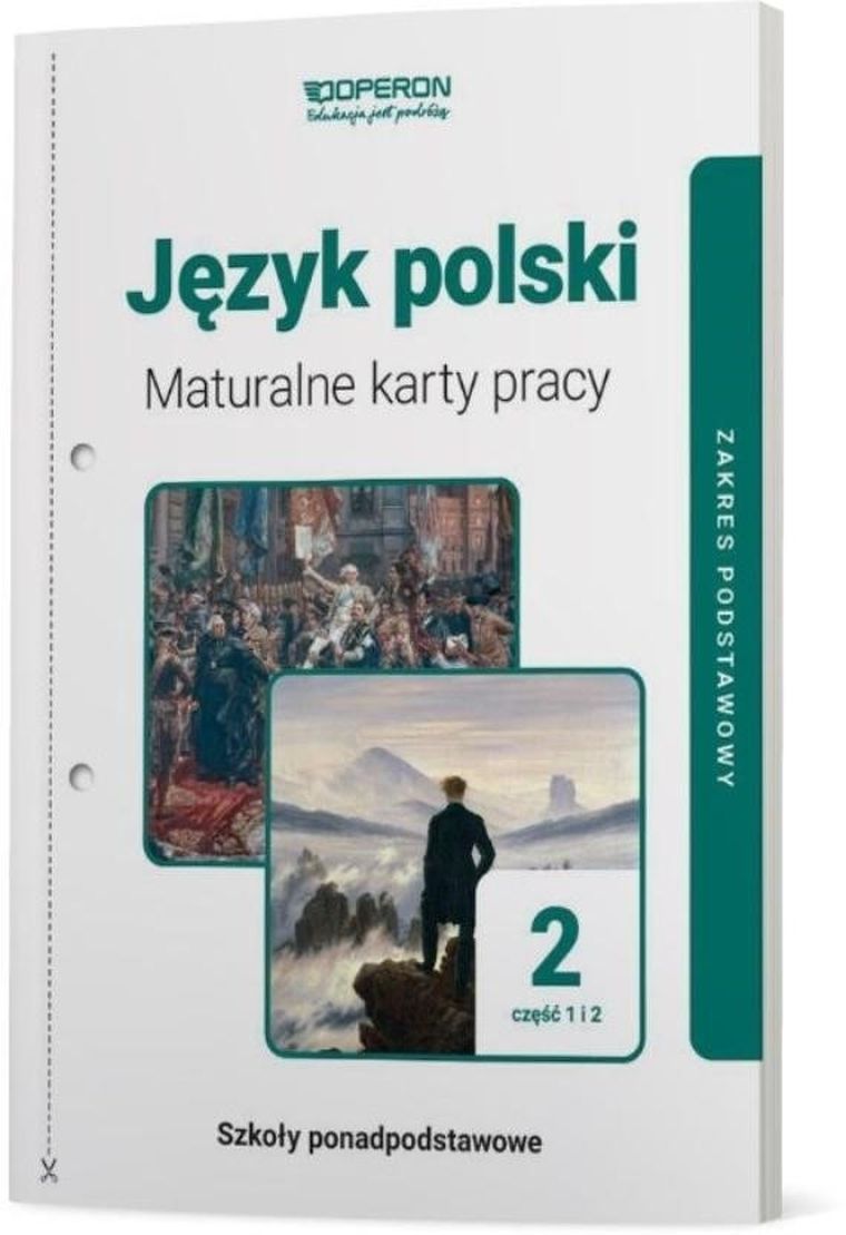 Język polski. Maturalne karty pracy 2. Zakres podstawowy. Część 1 i 2. Szkoły Ponadpodstawowe