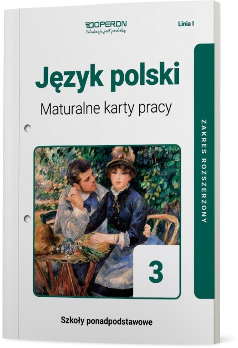 Język polski. Maturalne karty pracy 3. Liceum i technikum. Zakres rozszerzony. Linia I