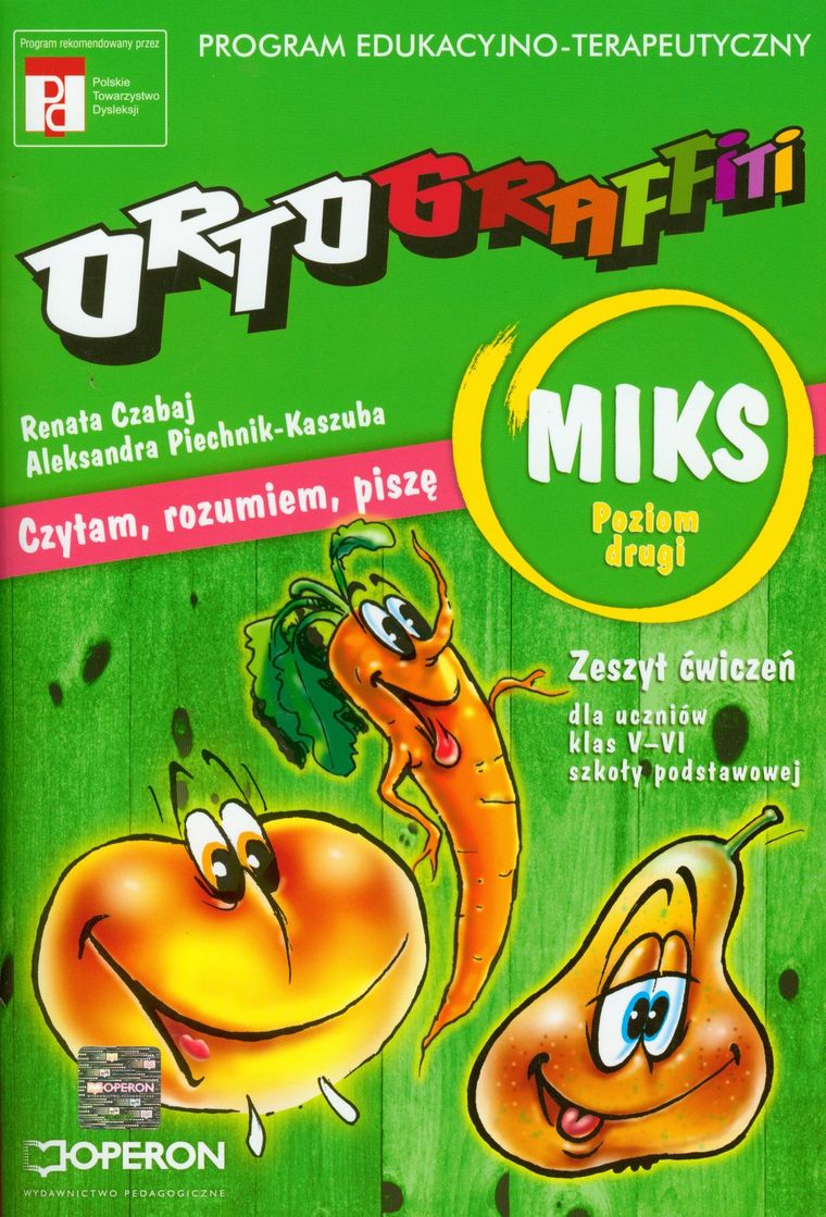 Język polski, Ortograffiti - Miks, Poziom drugi, Zeszyt ćwiczeń, Operon