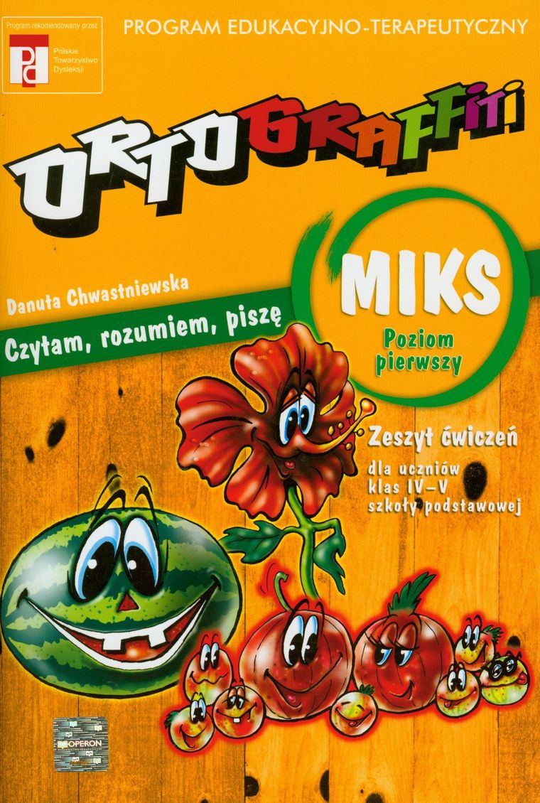 Język polski. Ortograffiti Miks. Poziom pierwszy. Zeszyt ćwiczeń