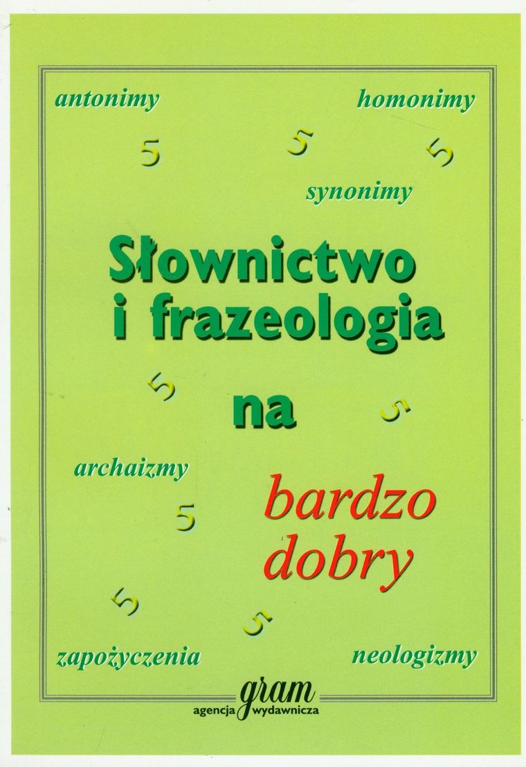 Język polski, Słownictwo i frazeologia na bardzo dobry, Kram