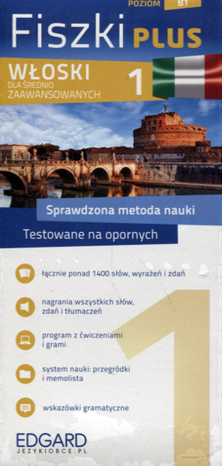 język włoski. Fiszki Plus dla średnio-zaawansowanych 1