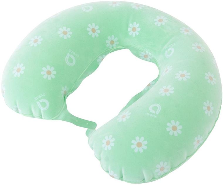 Jilong, poduszka podróżna, zagłówek, flokowana, rumianek, 53-34,5 cm, 23004