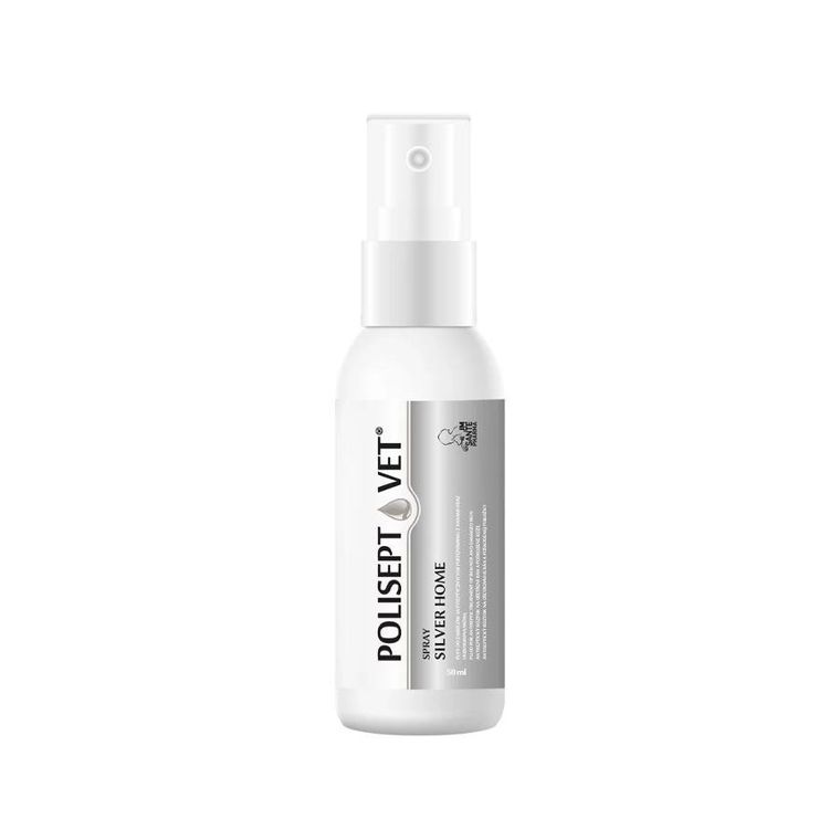 JM Sante, Polisept Vet, Pro Silver, spray do pielęgnacji ran, 50 ml
