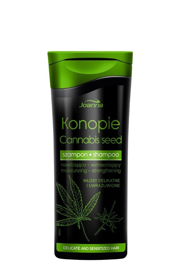 Joanna, Konopie, nawilżająco-wzmacniający szampon do włosów delikatnych, 200 ml