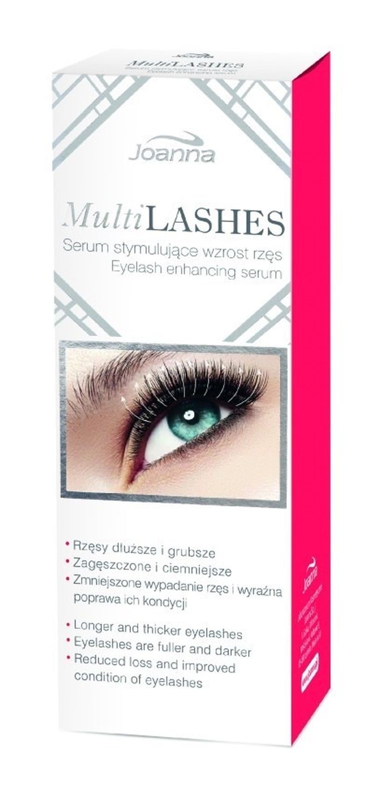 Joanna, Multi Lashes, serum stymulujące wzrost rzęs, 4 ml