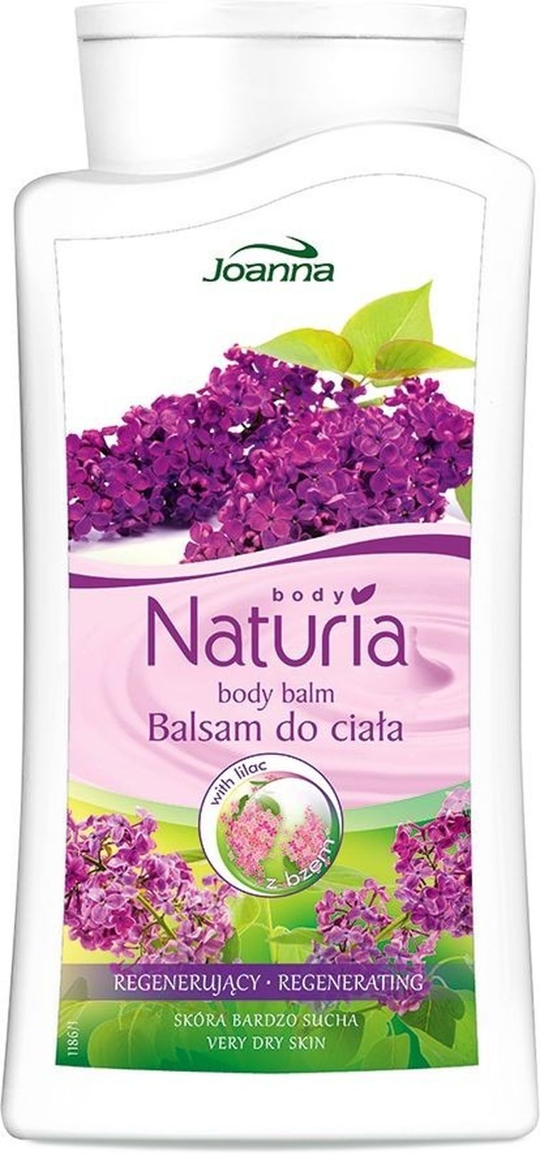 Joanna, Naturia, balsam do ciała regenerujący z zzem, 500 ml