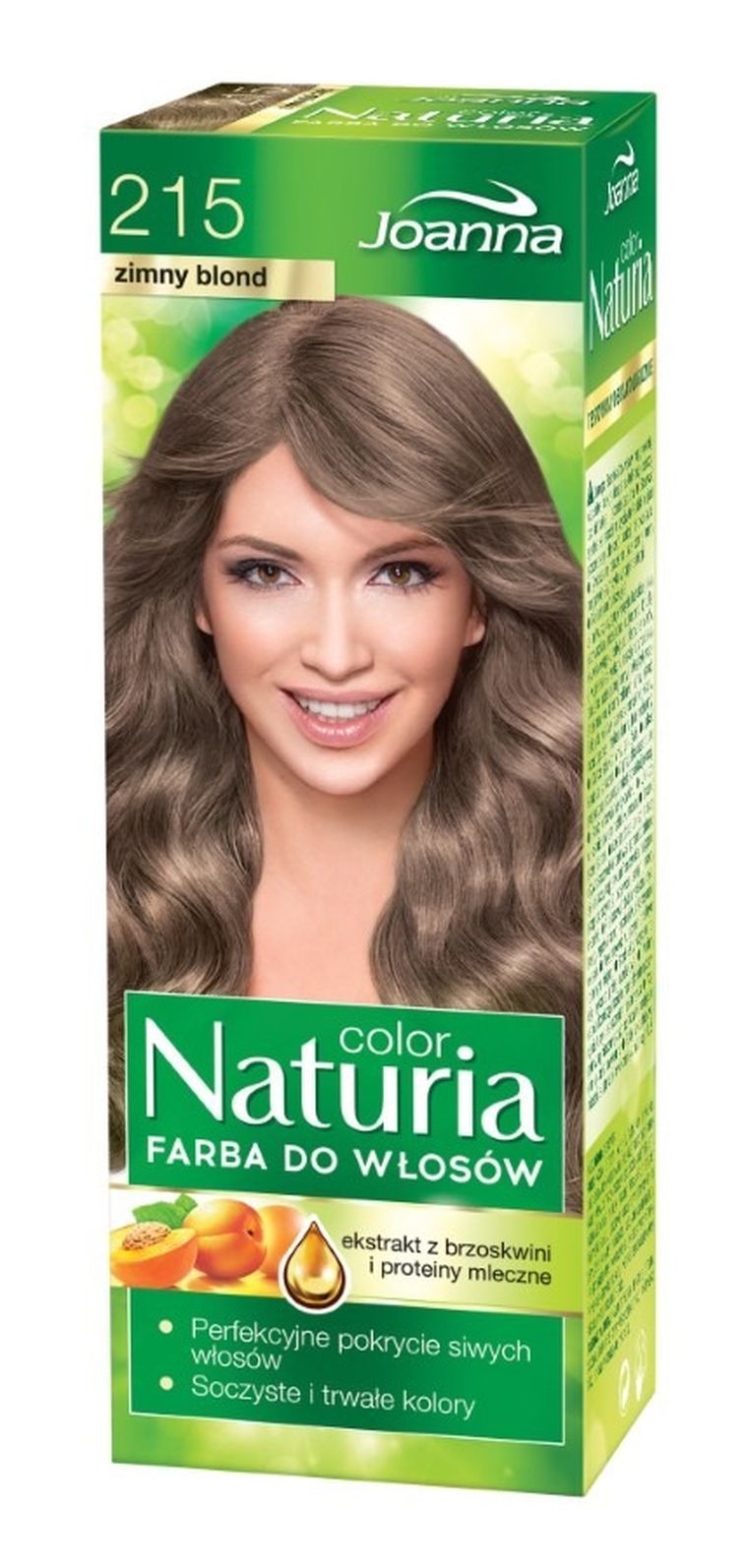Joanna, Naturia Color, farba do włosów, nr 215, zimny blond