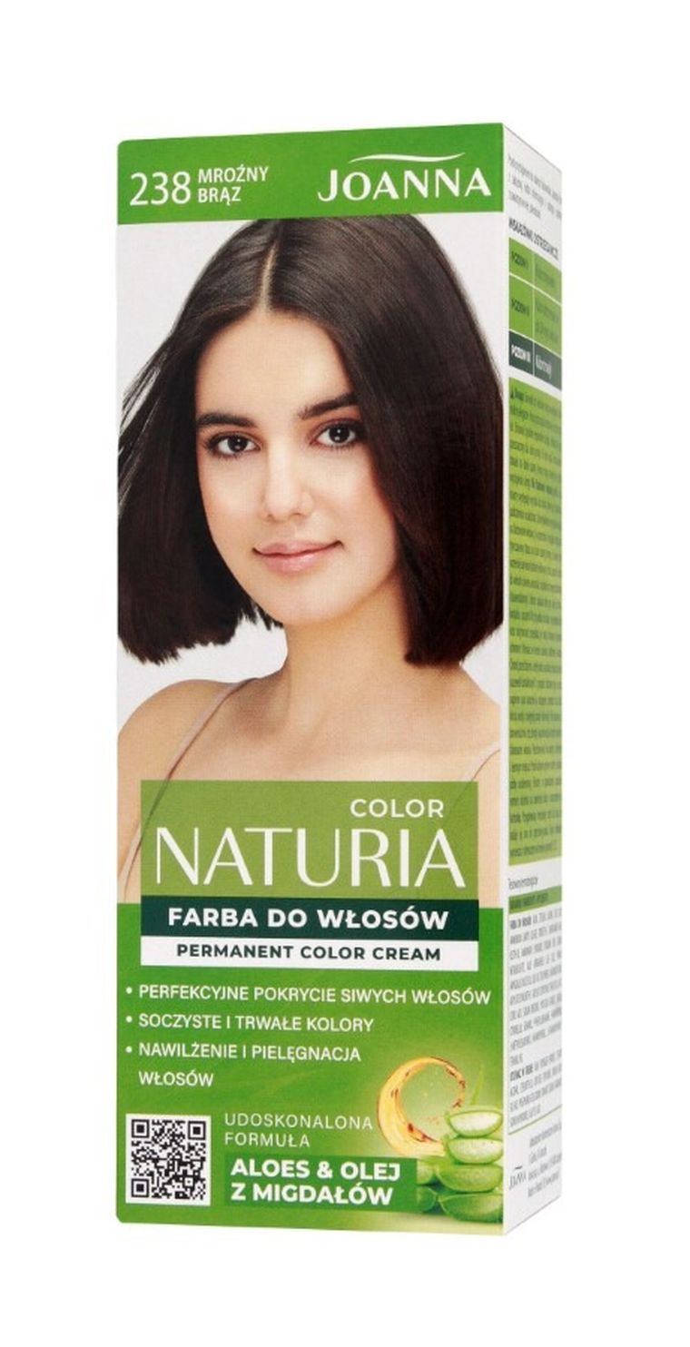 Joanna, Naturia Color, farba do włosów, nr 238, mroźny brąz