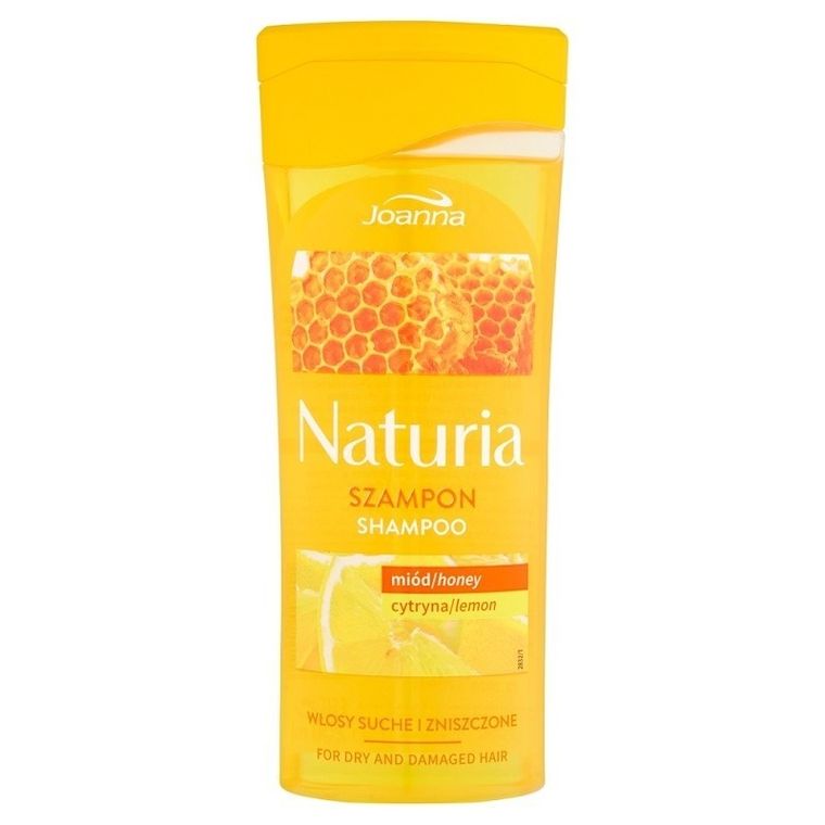 Joanna, Naturia, szampon do włosów suchych i zniszczonych, Miód i Cytryna, 200 ml