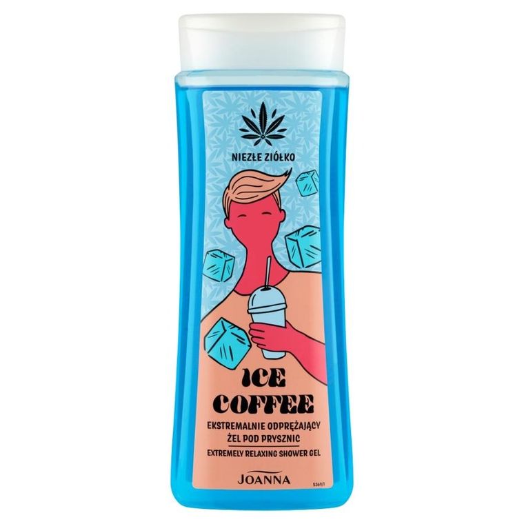 Joanna, Niezłe Ziółko, ekstremalnie odprężający żel pod prysznic, Ice Coffee, 300 ml
