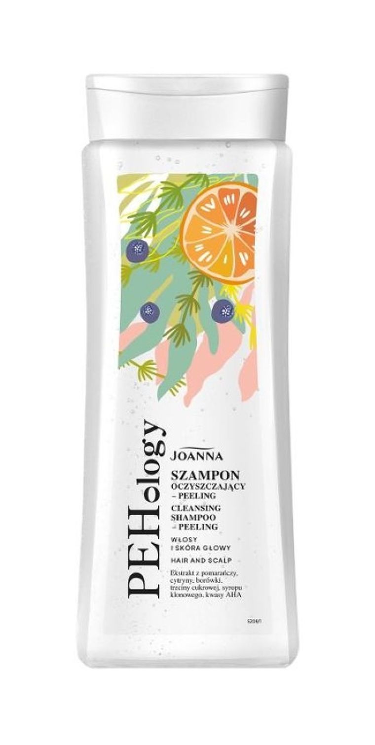 Joanna, Pehology, szampon-peeling oczyszczający do włosów i skóry głowy, 300 ml