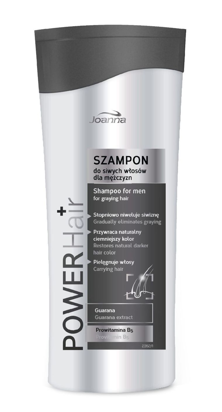 Joanna, Power Hair, szampon do siwych włosów dla mężczyzn, 200 ml