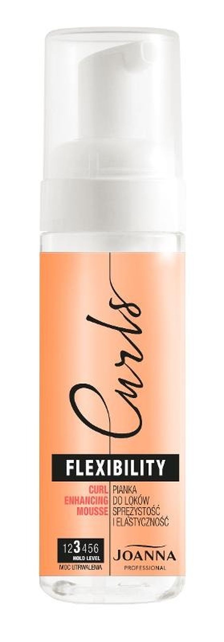 Joanna, Professional, Flexibility Curls, pianka do loków, elastyczność i sprężystość, 150 ml