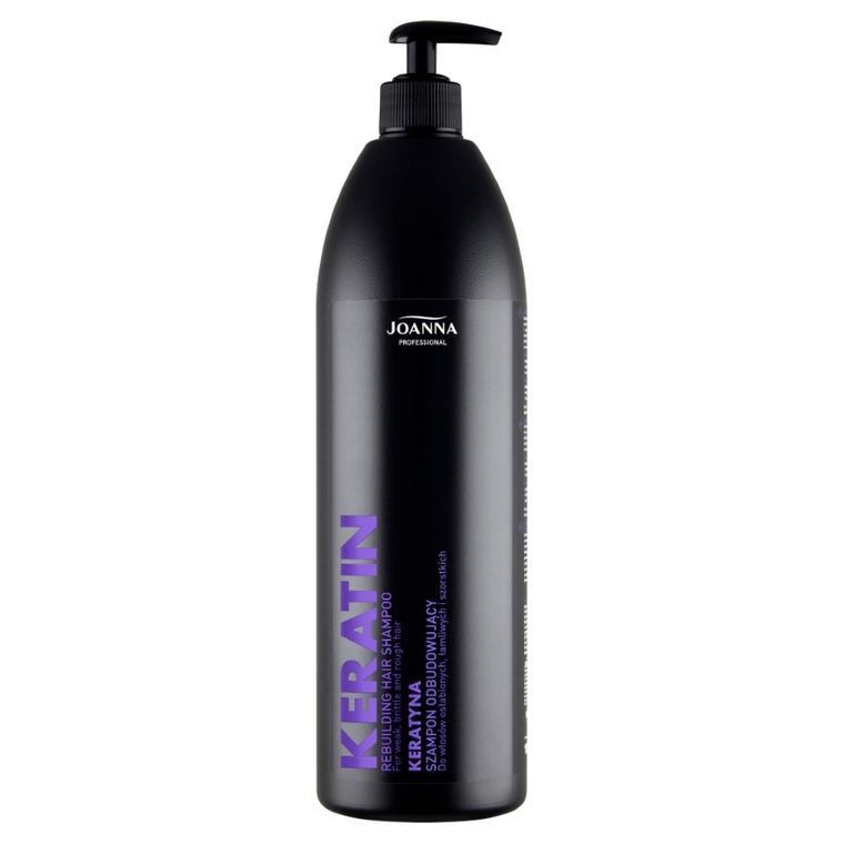 Joanna Professional, Keratyna, szampon odbudowujący, 1000 ml