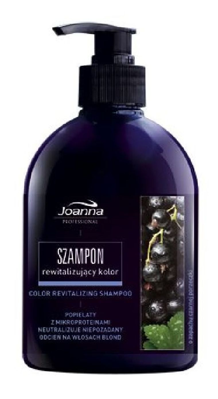 Joanna Professional, Pielęgnacja, szampon rewitalizujący kolor popielaty, 500 ml