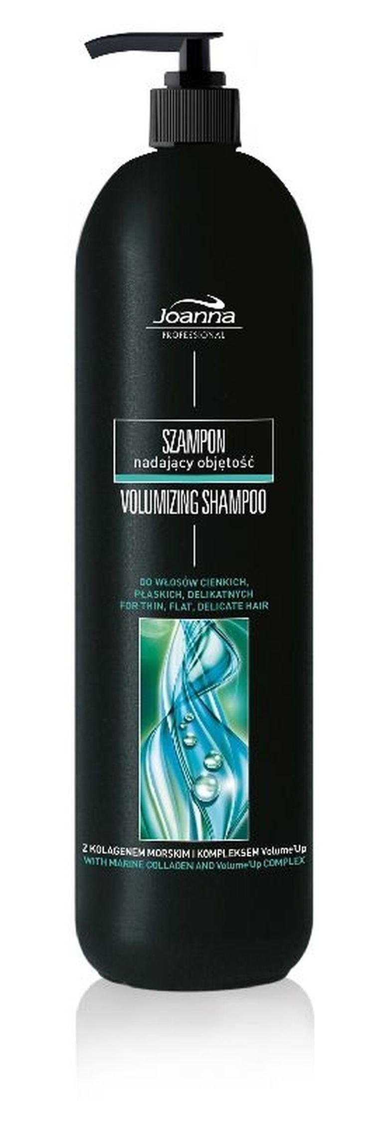 Joanna Professional, Pielęgnacja, szampon z kolagenem morskim do włosów cienkich, 1L