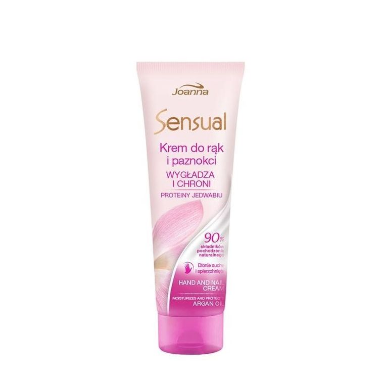 Joanna, Sensual, nawilżająco-ochronny krem do rąk i paznokci, 100 g