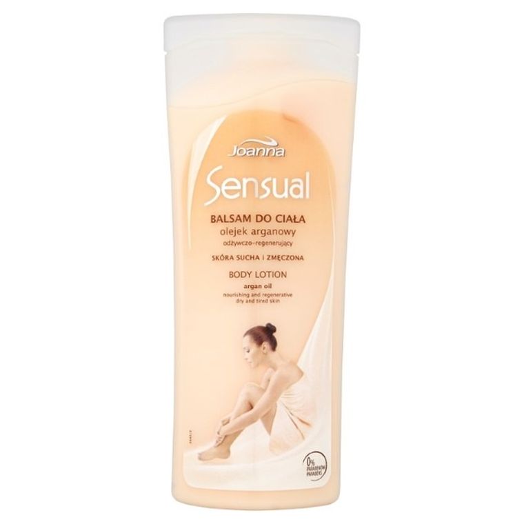Joanna, Sensual, odżywczo-regenerujący balsam do ciała, olejek arganowy, 200g